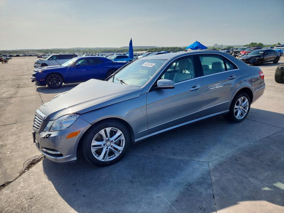 2011 Mercedes-benz E-class VIN WDDHF5GB6BA368076 COPART salvage auction — FRONT END, Tx - Salvage Vehicle Title, sold $1,800 on 2026-07-06 (photo 1)
