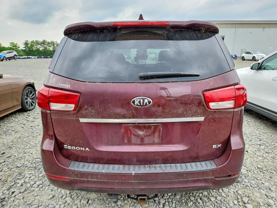 2015 Kia SEDONA VIN KNDMC5C12F6022985 COPART salvage auction — FRONT END, Nj - Cert Of Title-Salvage, sold $1,850 on 2026-07-08 (photo 6)