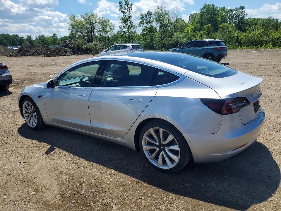 2018 Tesla Model 3 VIN 5YJ3E1EB5JF087654 COPART salvage auction — HAIL, Oh - Cert Of Title-Salvage, sold $7,700 on 2026-07-02 (photo 2)