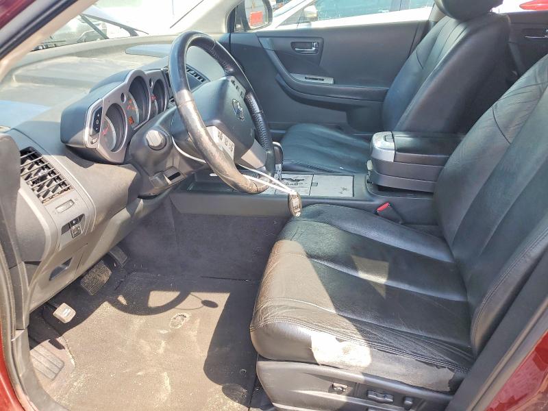 2006 Nissan Murano VIN JN8AZ08W86W540581 COPART salvage auction — MINOR DENT/SCRATCHES, Pa - Certificate Of Salvage, sold $325 on 2026-07-07 (photo 7)