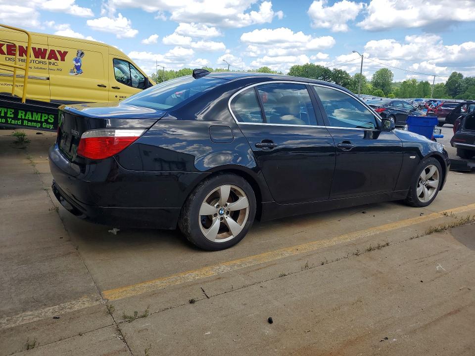 2006 BMW 5 series VIN WBANE73596CM33439 COPART salvage auction — MINOR DENT/SCRATCHES, Ky - Certificate Of Title, sold $300 on 2026-07-09 (photo 3)