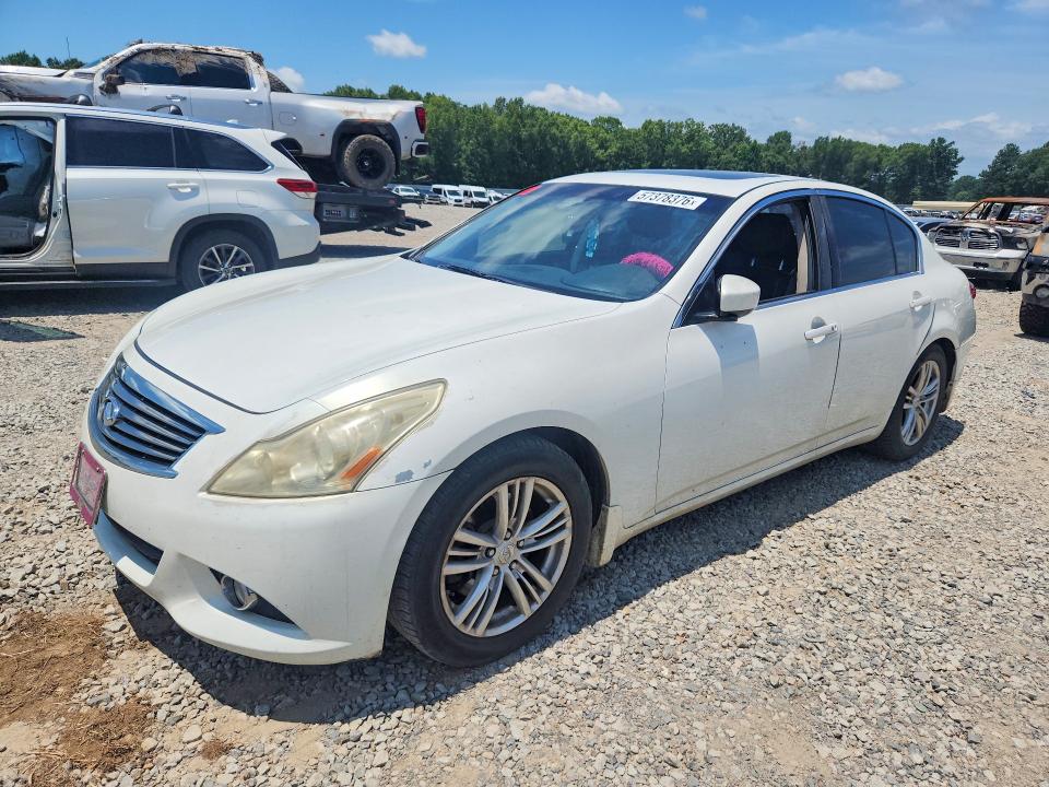 2012 Infiniti G VIN JN1CV6AP6CM933091 COPART salvage auction — MECHANICAL, Ar - Certificate Of Title, sold $1,100 on 2026-07-06 (photo 1)