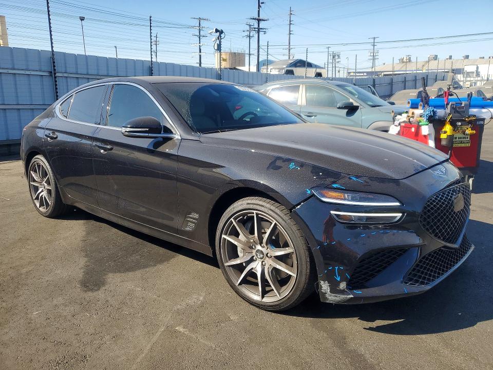 2026 Genesis G70 VIN KMTG14SC5TU161579 COPART salvage auction — FRONT END, Ca - Salvage Certificate, sold $9,500 on 2026-07-27 (photo 4)