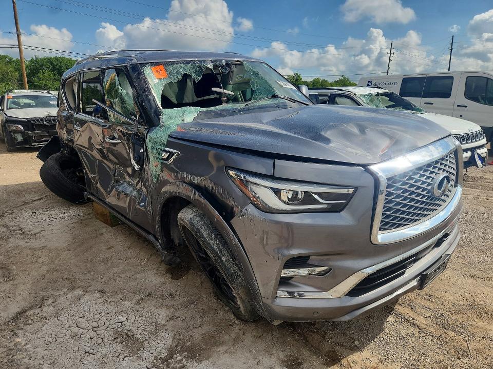 2021 Infiniti Qx80 VIN JN8AZ2AD0M9861062 COPART salvage auction — SIDE, Tx - Certificate Of Title, sold $175 on 2026-07-28 (photo 4)