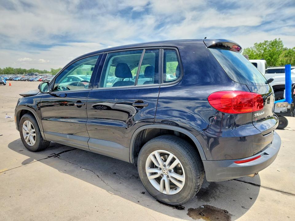 2013 Volkswagen Tiguan VIN WVGBV3AX6DW603427 COPART salvage auction — FRONT END, Co - Public - Salvage Title, sold $1,350 on 2026-07-20 (photo 2)
