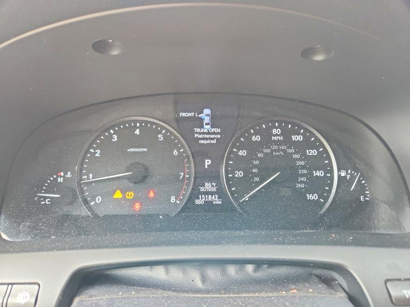 2015 Lexus Ls VIN JTHBL5EF9F5133537 COPART salvage auction — FRONT END, Al - Cert Of Title-Salvage Title, sold $7,300 on 2026-08-17 (photo 9)