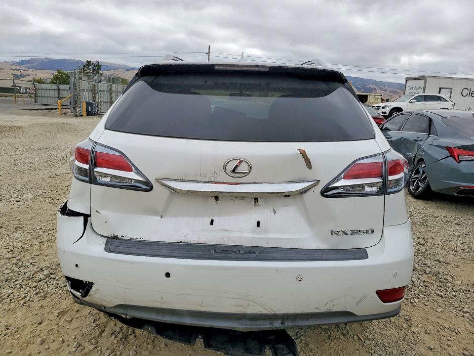 2013 Lexus Rx VIN JTJZK1BA4D2007456 COPART salvage auction — REAR END, Salvage Title, sold $4,050 on 2026-07-14 (photo 6)