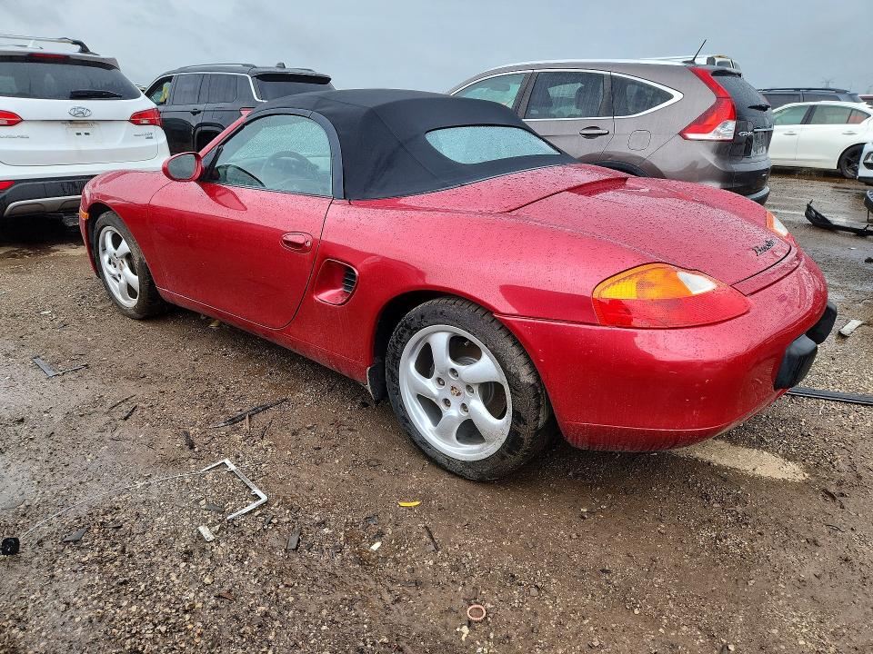 2001 Porsche Boxster VIN WP0CA29871U621728 COPART salvage auction — MINOR DENT/SCRATCHES, Il - Certificate Of Title, sold $5,900 on 2026-07-02 (photo 2)
