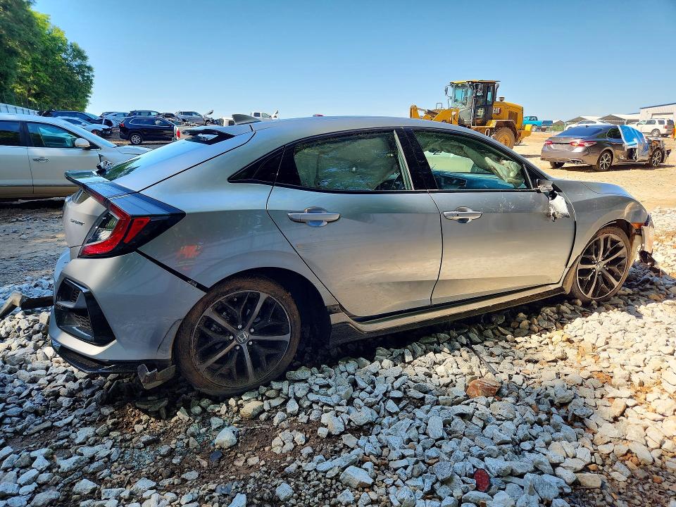 2021 Honda Civic VIN SHHFK7H47MU210993 COPART salvage auction — FRONT END, Ga - Cert Of Title-Salvage, sold $2,350 on 2026-07-21 (photo 3)