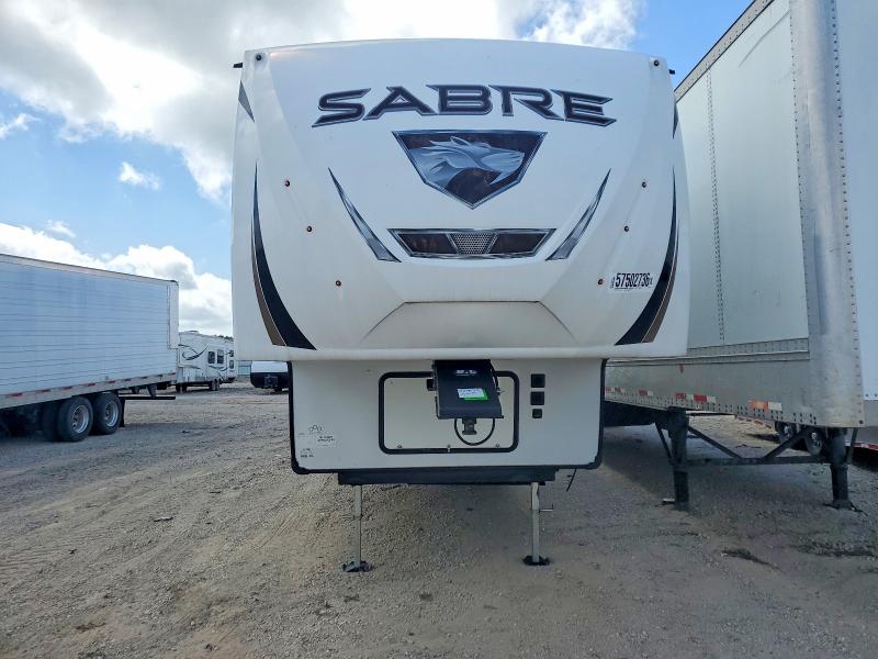 2024 Sabre by forest rive 5th wheel VIN 5ZT3SR1BXR6114009 COPART salvage auction — WATER/FLOOD, TX - SALVAGE TITLE-FLOOD DAMAGE, sold $1,450 on 2026-07-30 (photo 7)