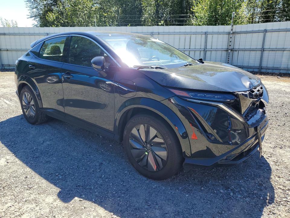 2024 Nissan Ariya VIN JN1AF0BA8RM435608 COPART salvage auction — FRONT END, WA - BILL OF SALE, sold $8,300 on 2026-08-03 (photo 4)