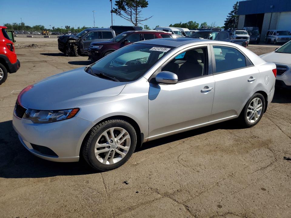 2012 Kia Forte VIN KNAFU4A26C5496237 COPART salvage auction — VANDALISM, MI - CERT OF TITLE-SALVAGE VEHICLE, sold $675 on 2026-07-24 (photo 1)
