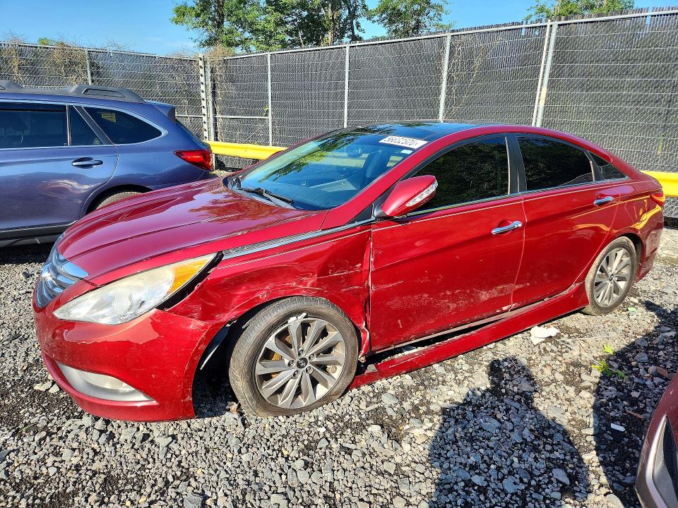 2014 Hyundai Sonata VIN 5NPEC4AC5EH885772 COPART salvage auction — FRONT END, Md - Cert Of Salvage > 75% Damage, sold $375 on 2026-07-07 (photo 1)