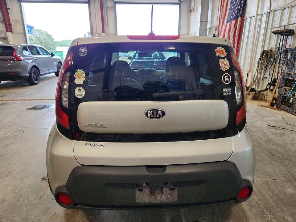 2016 Kia VIN KNDJN2A25G7854923 COPART salvage auction — HAIL, Salvage Title, sold $950 on 2026-07-14 (photo 6)