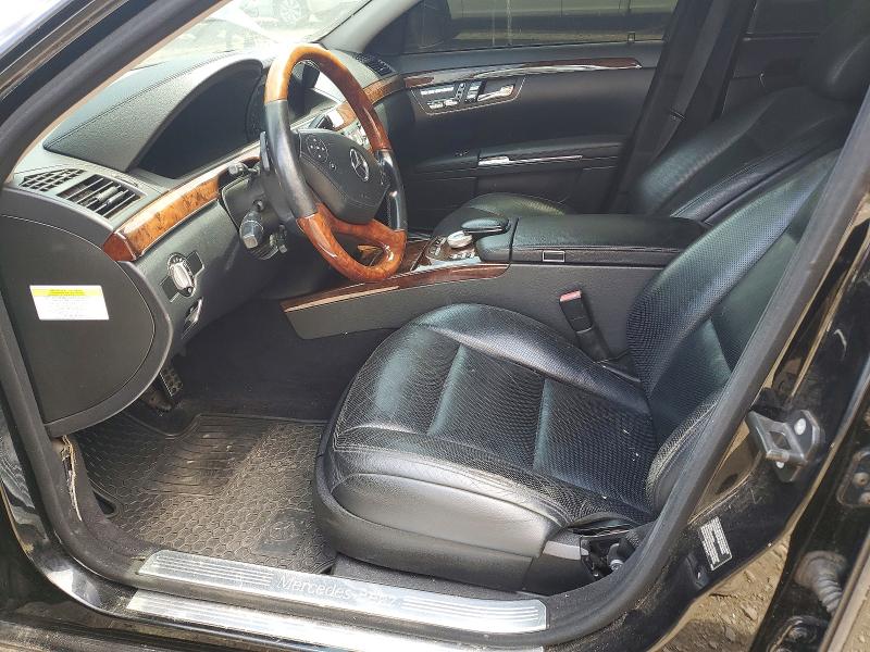 2010 Mercedes-benz S-klasse VIN WDDNG8GB2AA329615 COPART salvage auction — FRONT END, In - Certificate Of Title (P), sold $525 on 2026-07-14 (photo 7)