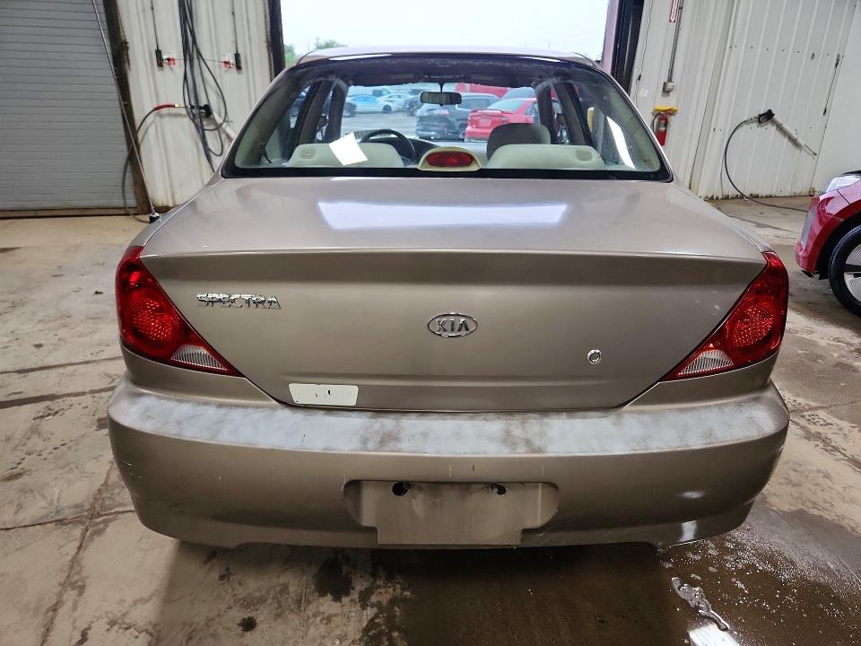 2003 Kia Spectra VIN KNAFB121835245231 COPART salvage auction — FRONT END, IL - SALVAGE CERTIFICATE, sold $275 on 2026-07-28 (photo 6)