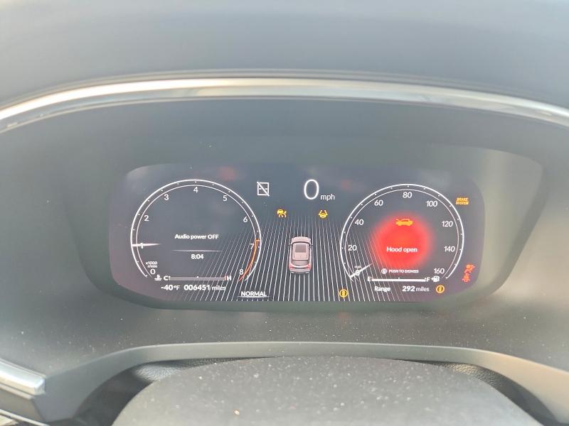 2026 Acura Mdx VIN 5J8YE1H89TL012169 COPART salvage auction — FRONT END, Tx - Salvage Vehicle Title, sold $22,700 on 2026-07-27 (photo 9)