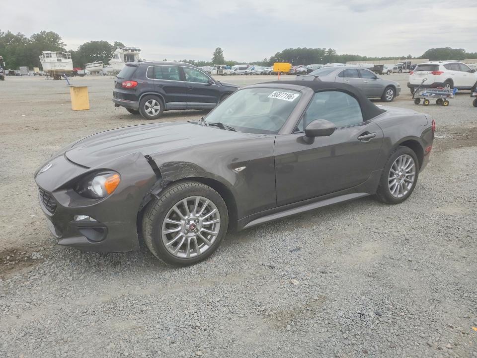 2017 Fiat 124 spider VIN JC1NFAEK4H0122938 COPART salvage auction — FRONT END, Salvage Title, sold $225 on 2026-07-27 (photo 1)