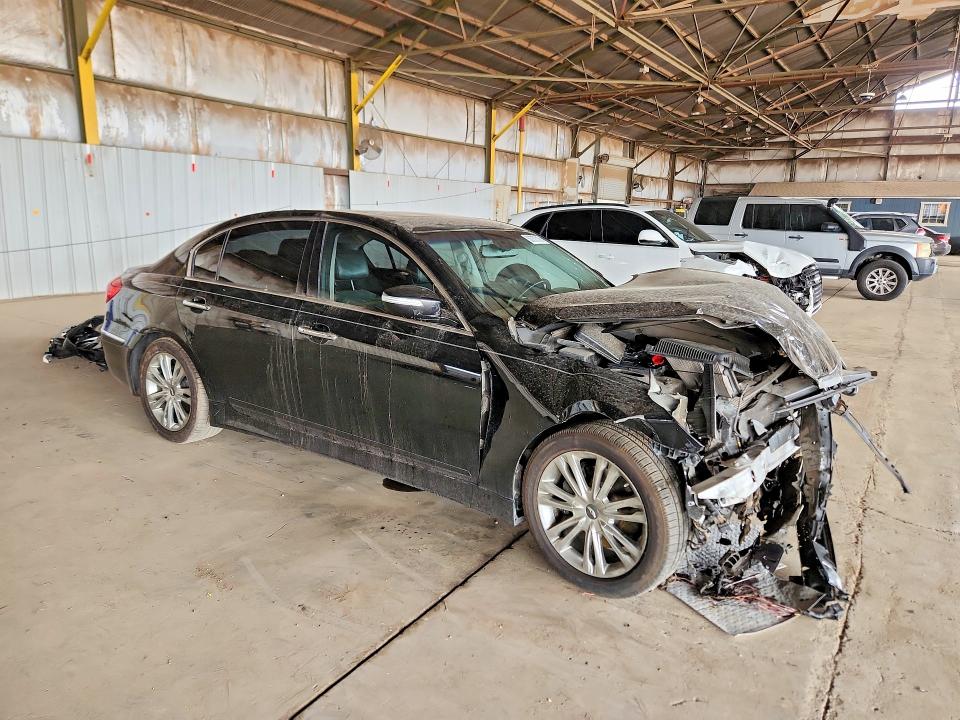 2012 Hyundai VIN KMHGC4DD1CU154199 COPART salvage auction — FRONT END, Az - Certificate Of Title, sold $500 on 2026-07-15 (photo 4)