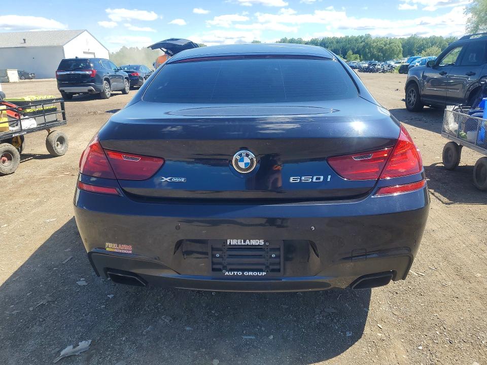 2015 BMW 6er VIN WBA6B4C53FD761560 COPART salvage auction — FRONT END, Oh - Cert Of Title-Salvage, sold $1,150 on 2026-07-23 (photo 6)