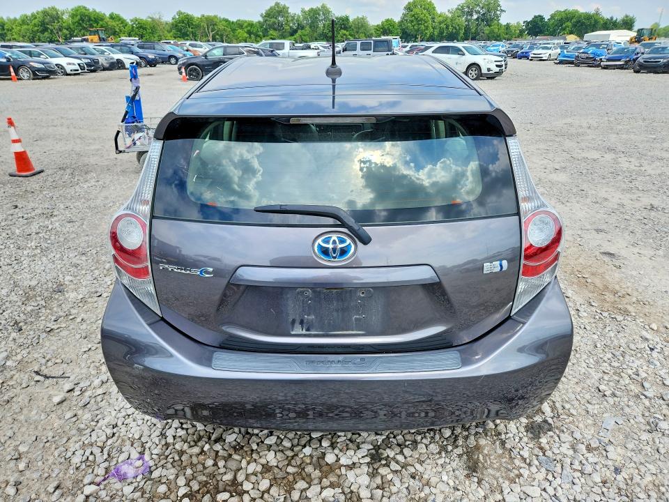2013 Toyota Prius VIN JTDKDTB36D1551698 COPART salvage auction — FRONT END, OH - CERT OF TITLE-SALVAGE, sold $900 on 2026-07-31 (photo 6)