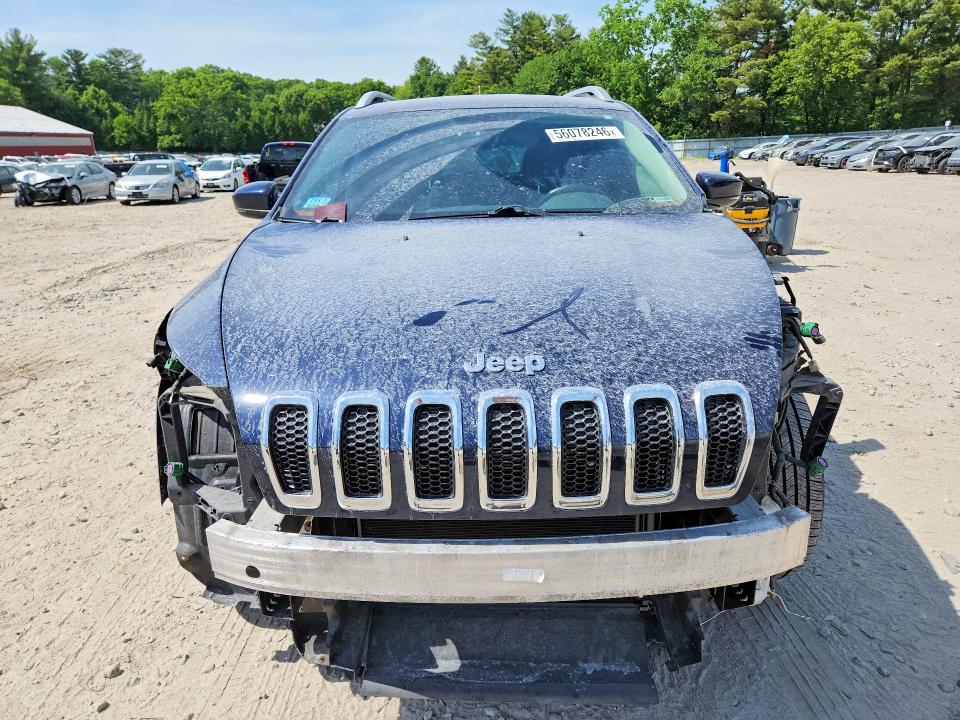 2014 Jeep Cherokee VIN 1C4PJMDB2EW180357 COPART salvage auction — FRONT END, Ma - Cert Of Title-Reconstrctd Coll, sold $1,450 on 2026-07-18 (photo 5)