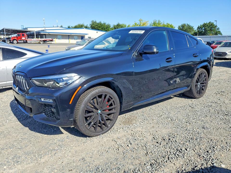 2023 BMW X6 VIN 5UXCY6C09P9N63590 COPART salvage auction — VANDALISM, CA - SALVAGE CERTIFICATE, sold $34,000 on 2026-07-02 (photo 1)