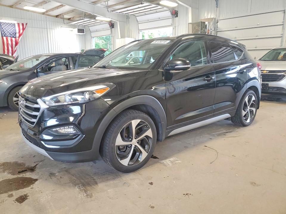 2018 Hyundai Tucson VIN KM8J3CA28JU685304 COPART salvage auction — REAR END, Mn - Cert Of Title-Salvage, sold $1,500 on 2026-07-30 (photo 1)