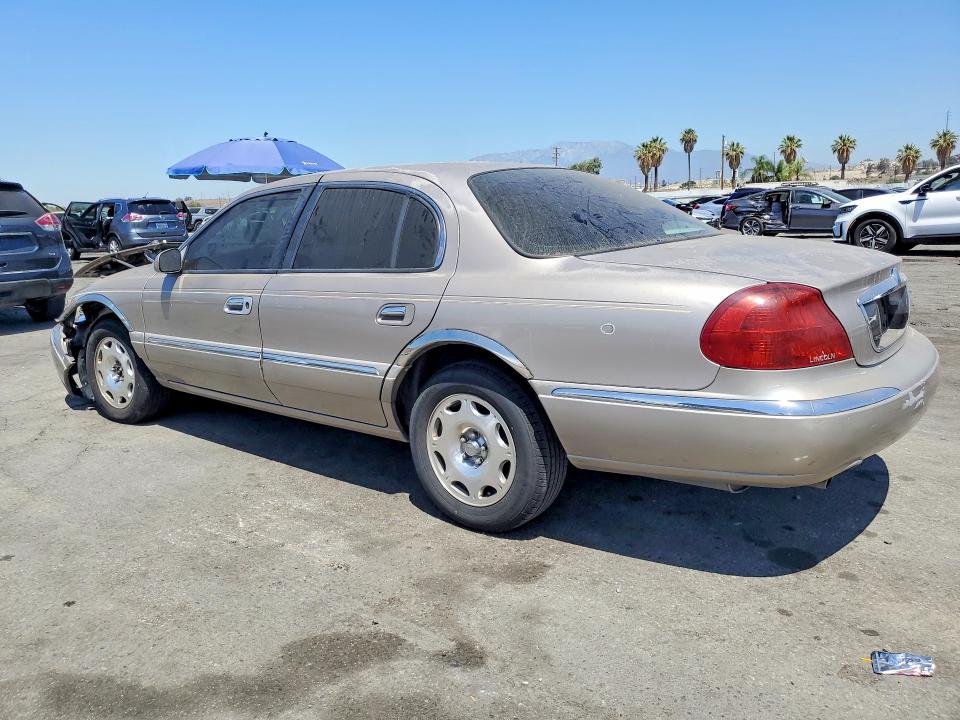 2000 Lincoln Continental VIN 1LNHM97V8YY829940 COPART salvage auction — FRONT END, CA - SALVAGE CERTIFICATE, sold $400 on 2026-07-02 (photo 2)