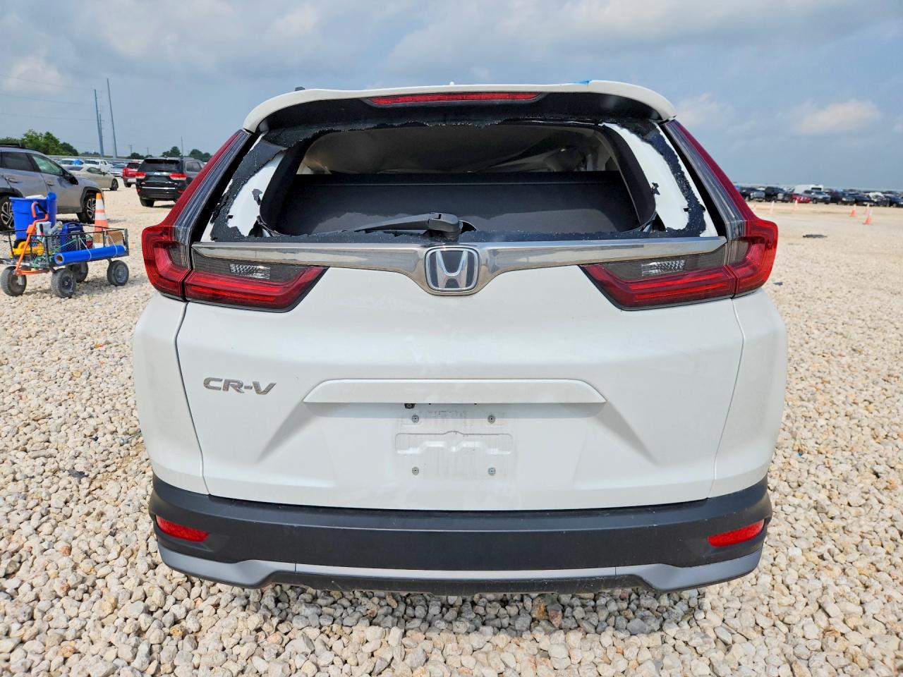 2020 Honda CR-V VIN 2HKRW1H57LH411494 COPART salvage auction — All Over, TX - SALVAGE VEHICLE TITLE (P), sold $3,100 on 2026-07-09 (photo 6)
