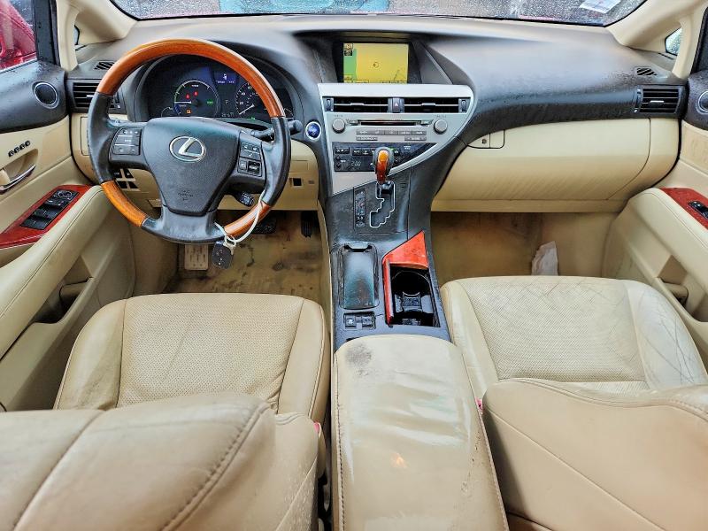 2010 Lexus Rx VIN JTJBC1BA2A2407221 COPART salvage auction — FRONT END, Wv - Salvage Certificate, sold $250 on 2026-07-21 (photo 8)