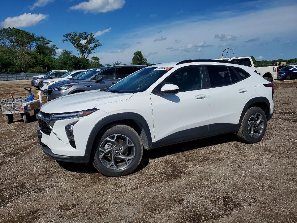 2025 Chevrolet VIN KL77LHEP9SC172195 COPART salvage auction — HAIL, Ia - Cert Of Title-Salvage Title, sold $80 on 2026-07-31 (photo 1)