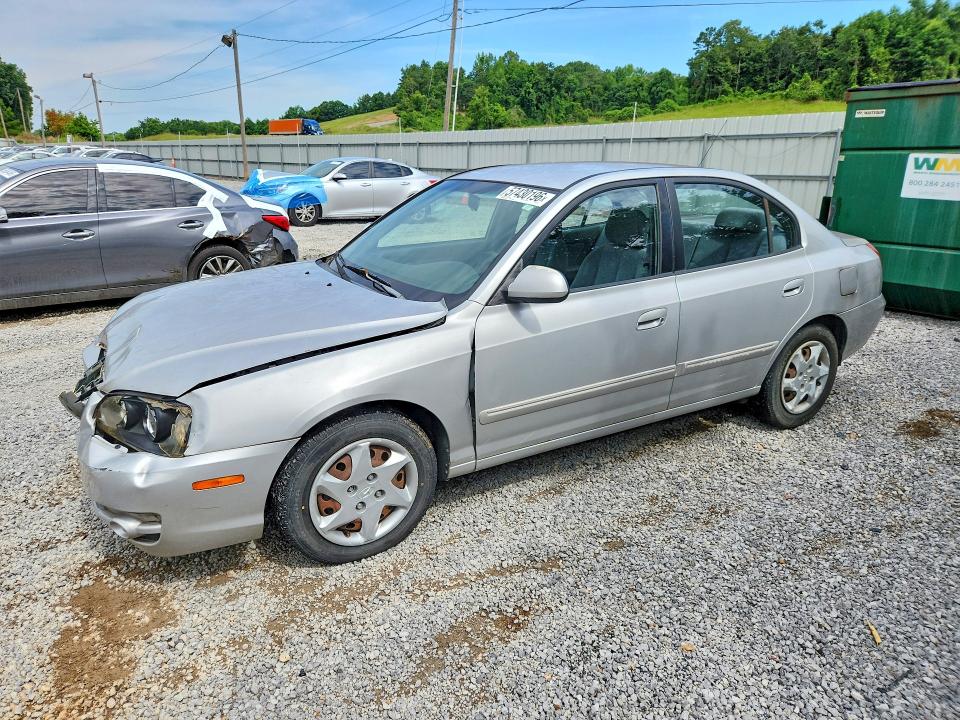2004 Hyundai Elantra VIN KMHDN46D94U863894 COPART salvage auction — FRONT END, Ms - Certificate Of Title, sold $475 on 2026-07-08 (photo 1)