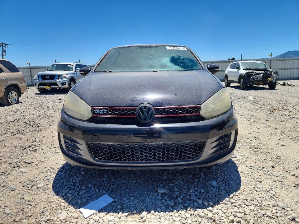 2012 Volkswagen Gti VIN WVWED7AJ1CW223577 COPART salvage auction — REAR END, Ut - Salvage Certificate, sold $1,850 on 2026-07-24 (photo 5)