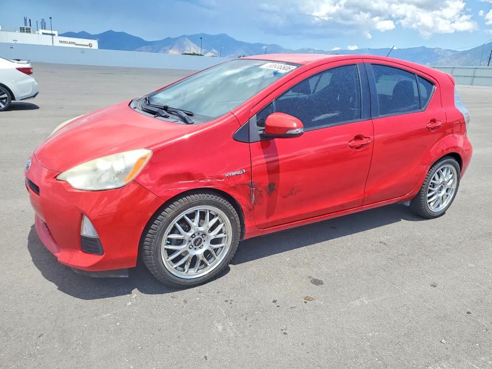 2012 Toyota VIN JTDKDTB37C1004857 COPART salvage auction — SIDE, Ut - Salvage Certificate, sold $2,350 on 2026-07-31 (photo 1)