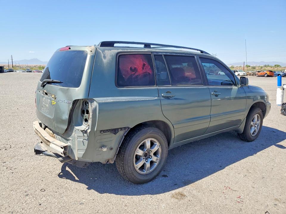 2005 Toyota Highlander VIN JTEDP21A550084416 COPART salvage auction — REAR END, Az - Cert Of Title - Salvage, sold $875 on 2026-07-17 (photo 3)