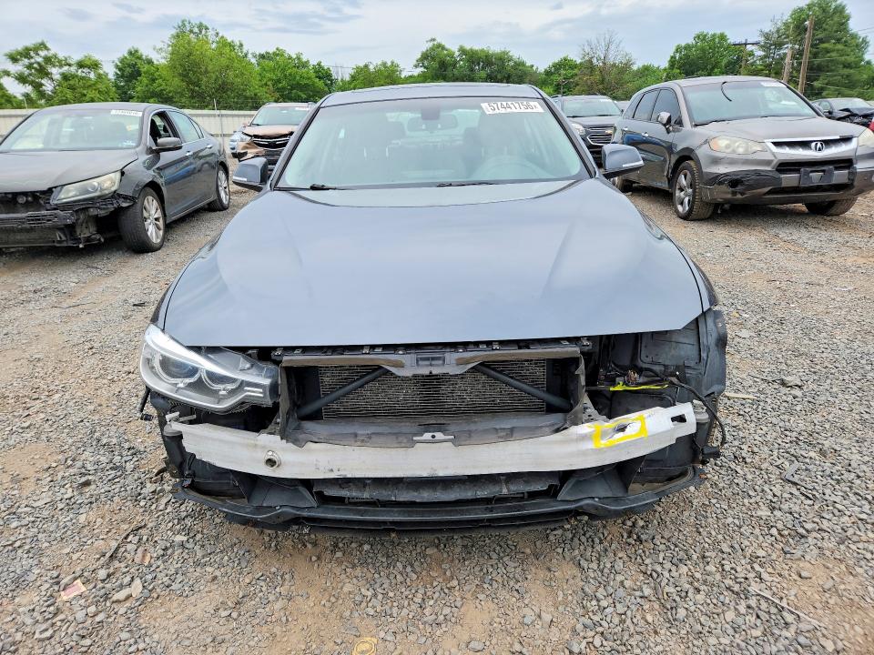 2015 BMW 3er VIN WBA3B5G57FNS15325 COPART salvage auction — FRONT END, Nj - Certificate Of Title, sold $1,050 on 2026-08-21 (photo 5)