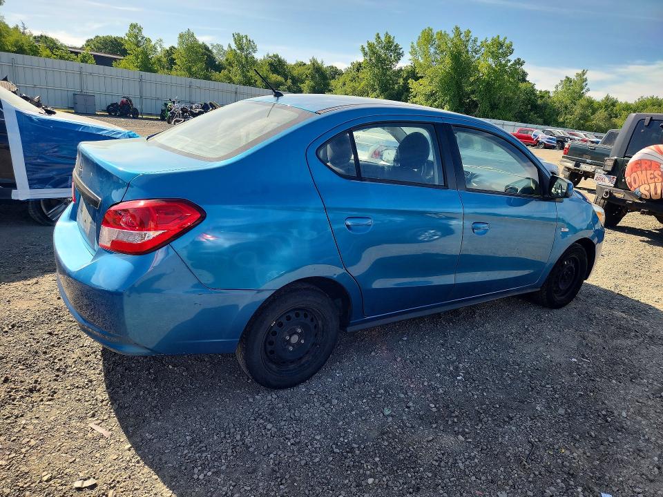 2020 Mitsubishi Mirage VIN ML32F3FJ8LHF00251 COPART salvage auction — SIDE, Ma - Cert Of Title-Salvage, sold $2,000 on 2026-07-15 (photo 3)