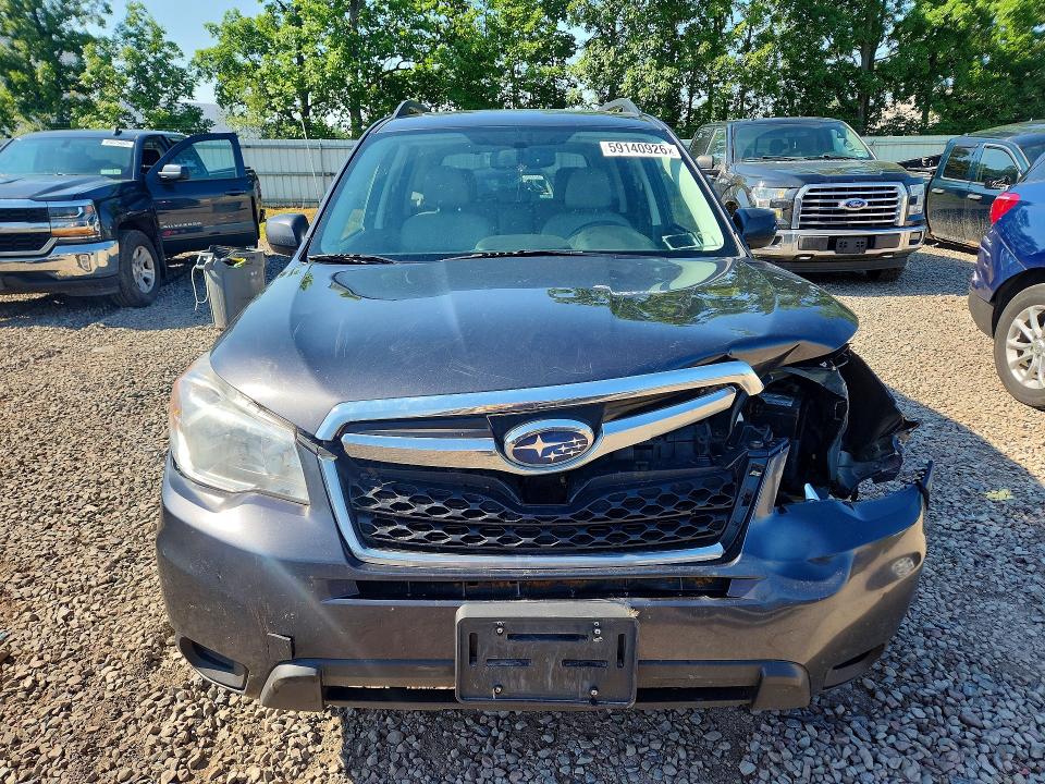 2015 Subaru Forester VIN JF2SJADC0FH412737 COPART salvage auction — FRONT END, Ny - Mv-907A Salvage Certificate, sold $750 on 2026-07-13 (photo 5)