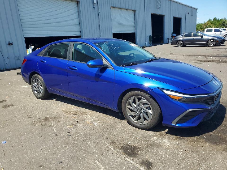 2024 Hyundai Elantra VIN KMHLM4DG0RU640730 COPART salvage auction — FRONT END, FL - CERTIFICATE OF DESTRUCTION, sold $3,650 on 2026-07-27 (photo 4)