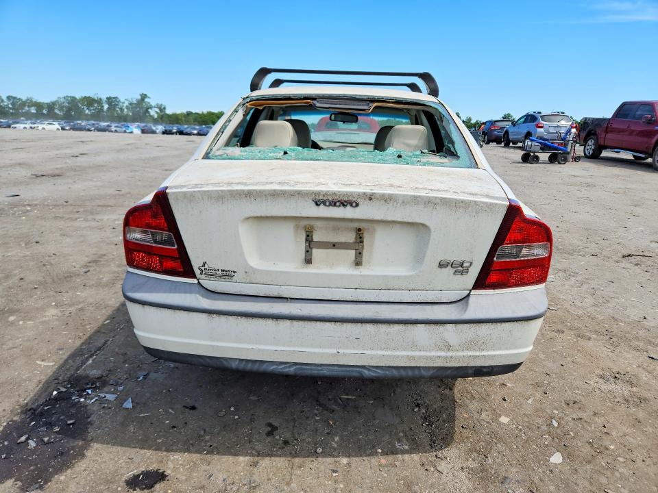 1999 Volvo S80 VIN YV1TS97D8X1023951 COPART salvage auction — REAR END, VA - CERT OF TITLE - SALVAGE, sold $300 on 2026-07-08 (photo 6)