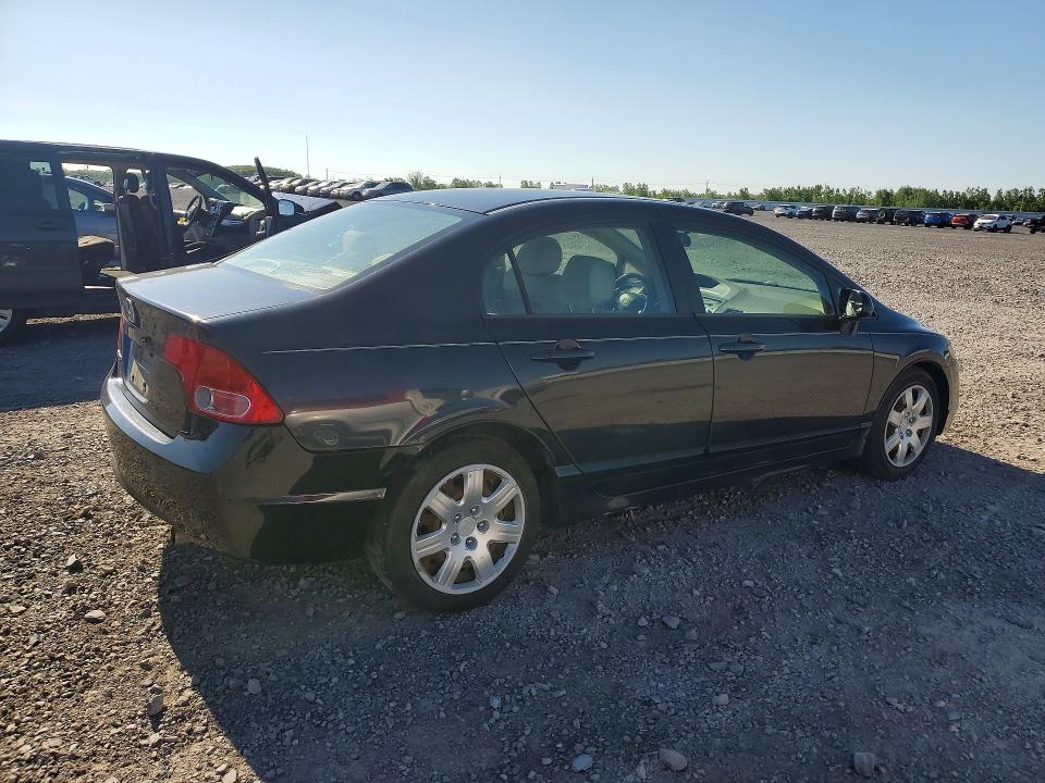 2006 Honda Civic VIN 1HGFA16536L063439 COPART salvage auction — SIDE, On - Permit No Brand - Unfit, sold $825 on 2026-07-02 (photo 3)
