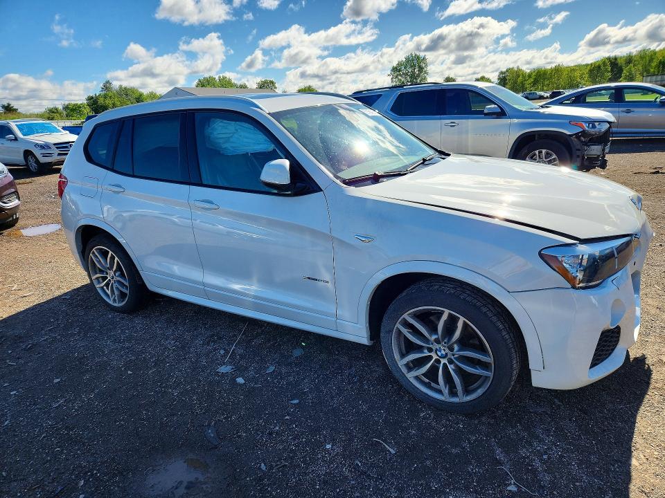 2017 BMW X3 VIN 5UXWX9C56H0T10553 COPART salvage auction — FRONT END, Oh - Cert Of Title-Salvage, sold $3,300 on 2026-07-27 (photo 4)