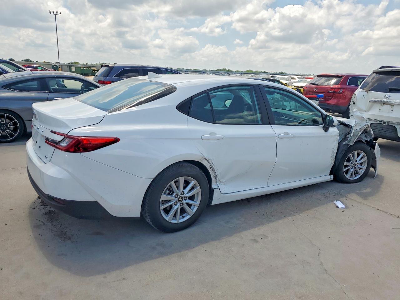 2025 Toyota Camry VIN 4T1DAACK0SU565308 COPART salvage auction — Front End, TX - SALVAGE VEHICLE TITLE, sold $13,500 on 2026-07-09 (photo 3)