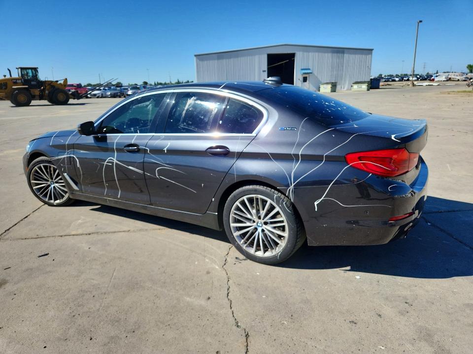 2019 BMW 5er VIN WBAJA9C52KB389869 COPART salvage auction — VANDALISM, Ca - Dis/Dlr/Exp Only Clean Title, sold $4,200 on 2026-08-03 (photo 2)