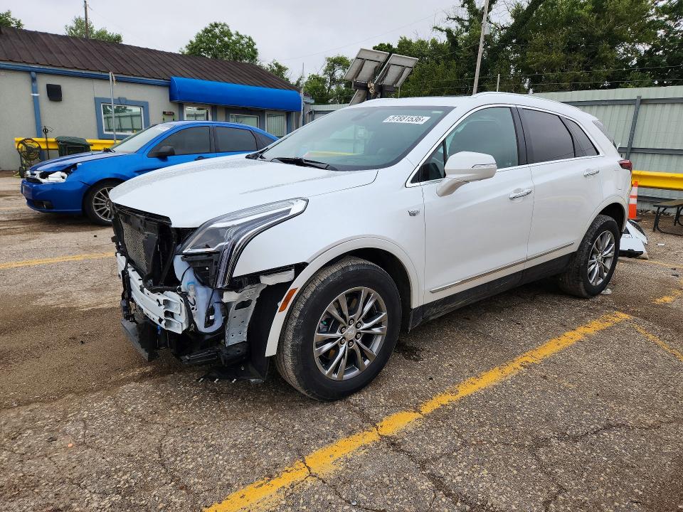 2022 Cadillac VIN 1GYKNDRS9NZ172742 COPART salvage auction — FRONT END, Ks - Cert Of Title-Salvage, sold $9,500 on 2026-07-22 (photo 1)