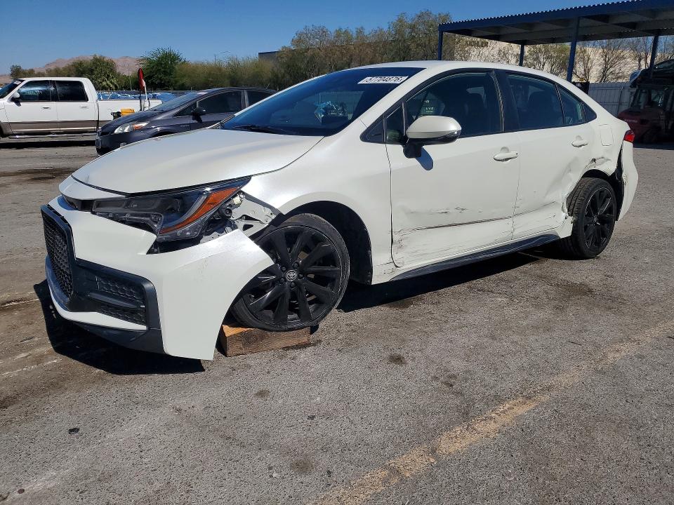 2021 Toyota Corolla VIN JTDS4MCE2MJ075701 COPART salvage auction — SIDE, Nv - Salvage Title, sold $6,300 on 2026-07-23 (photo 1)