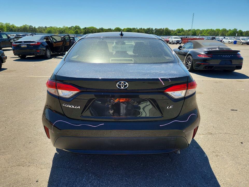 2020 Toyota Corolla VIN JTDEPRAE2LJ103449 COPART salvage auction — FRONT END, NY - MV-907A SALVAGE CERTIFICATE, sold $4,600 on 2026-07-20 (photo 6)