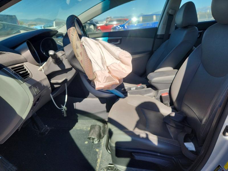 2012 Hyundai Elantra VIN KMHDH4AE0CU377061 COPART salvage auction — FRONT END, UT - SALVAGE CERTIFICATE, sold $375 on 2026-07-24 (photo 7)