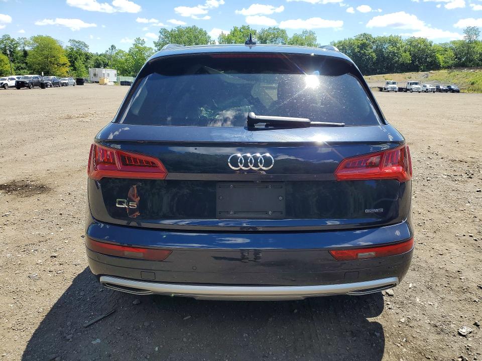 2020 Audi Q5 VIN WA1ANAFY0L2106864 COPART salvage auction — FRONT END, Ny - Mv-907A Salvage Certificate, sold $475 on 2026-07-23 (photo 6)